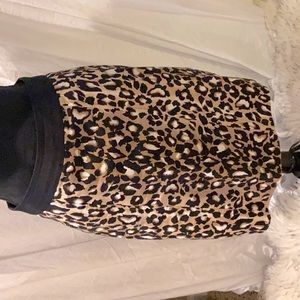 WHBM CHEETAH print skirt